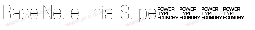 Base Neue Trial Supe字体转换
